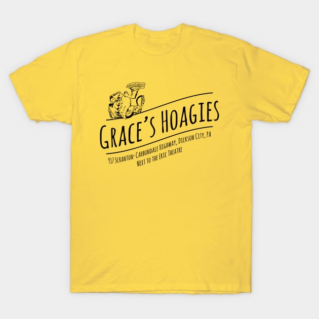 Grace's Hoagies, Dickson City, PA T-Shirt by Tee Arcade